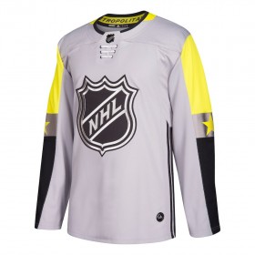 2018 NHL All-Star Metro Division Blank Adidas Grijs Authentic Shirt - Mannen